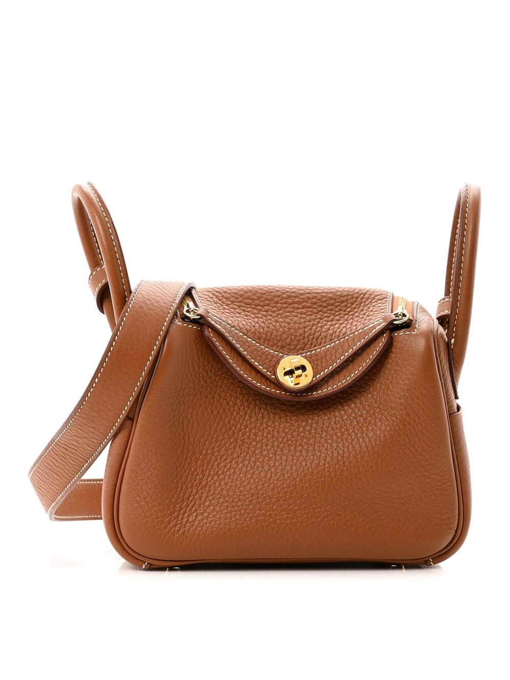 Hermes Taurillon Clemence Mini Lindy 20 #307276H85B